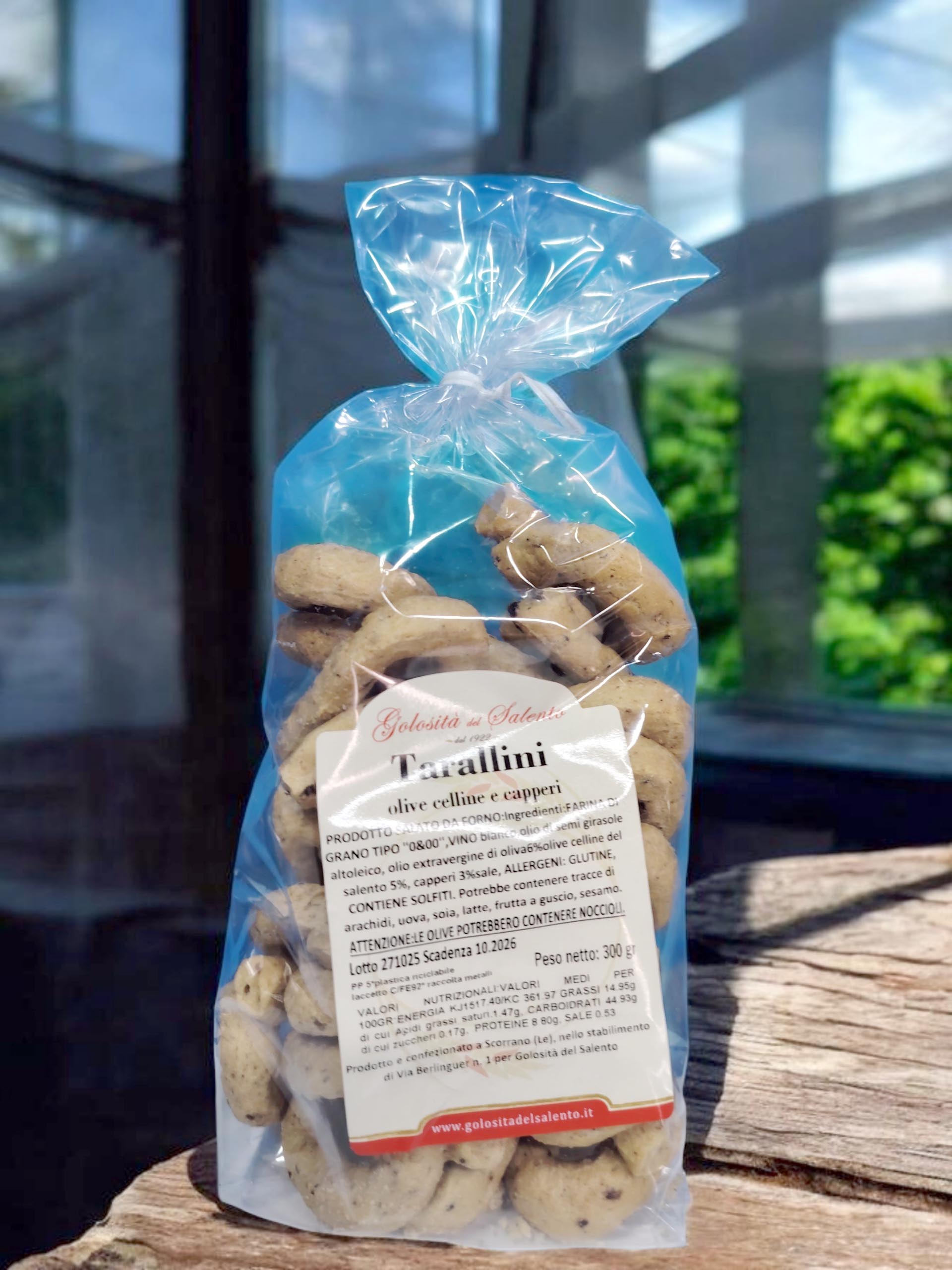 Tarallini Olive Celline e Capperi – Tradizione Salentina